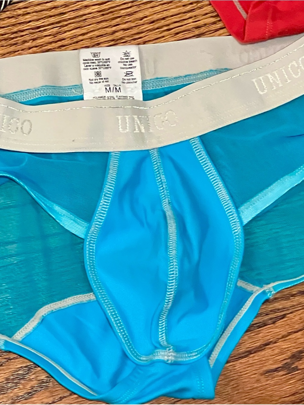 Men's Bright Turquoise Briefs - M
